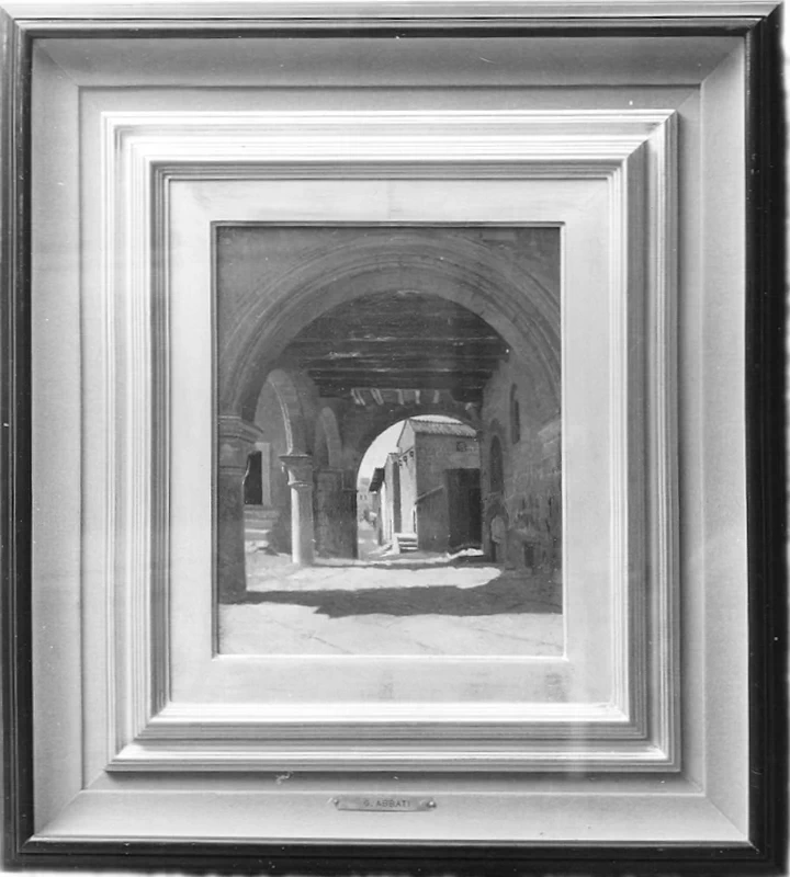 Interno di un chiostro - Pinacoteca Comunale A. Moroni, Castello Svevo, Porto Recanati (Macerata)